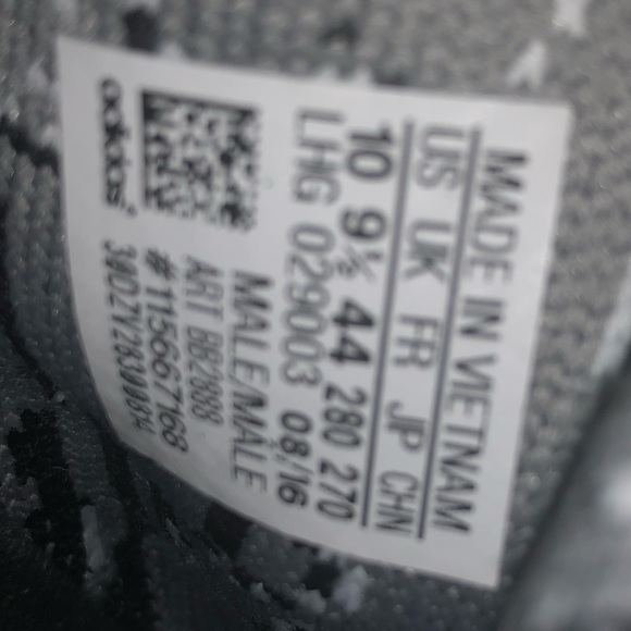 Adidas NMD R1 PK Multicolor Stripe White Sneakers - Picture 6 of 8